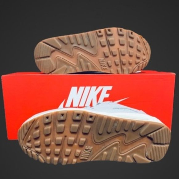 (SOLD-eb) Nike Air Max 90 • Premium Wolf Grey - Picture 8 of 9